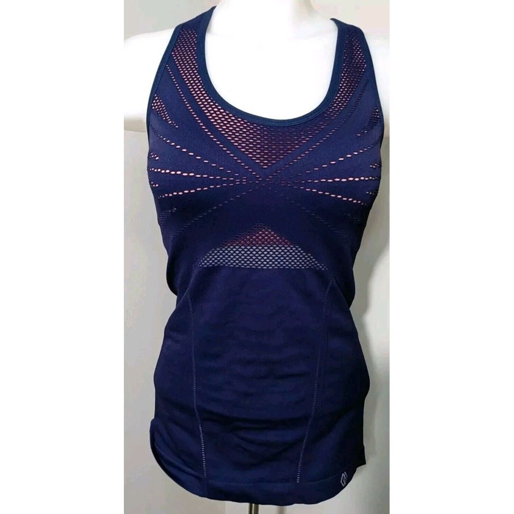 Climawear Women Purple Peach Radiant Padded Athletic Wear Seamless Tank Size M‎